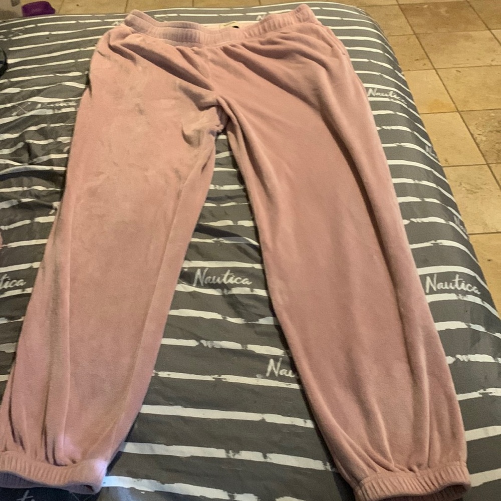 soft pink joggers